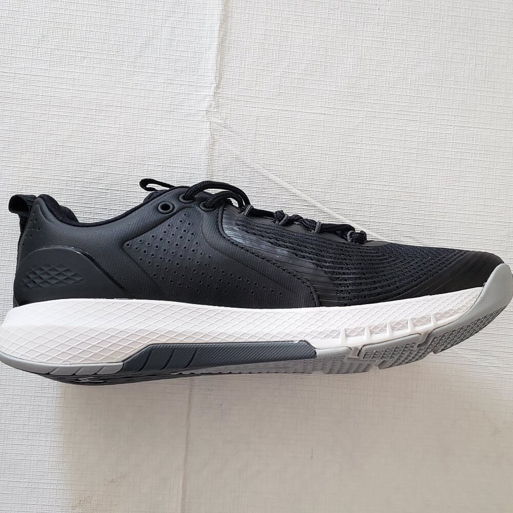 NEW Under Armour Charged Commit TR 3 3023703-001 Men's Black/White Size 9.5 - Picture 8 of 10